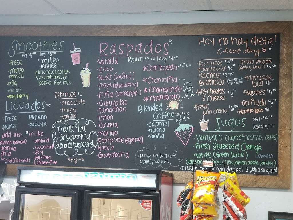 Freezzone Raspados | 1285 S Garey Ave Unit L, Pomona, CA 91766, USA | Phone: (909) 242-5697