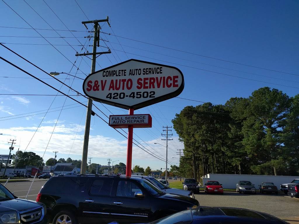 S & V Auto Service | 737 S Military Hwy #1821, Virginia Beach, VA 23464 | Phone: (757) 420-4502