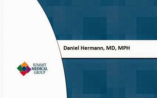 Daniel Hermann, MD, MPH | 560 Springfield Ave, Westfield, NJ 07090, USA | Phone: (908) 228-3600