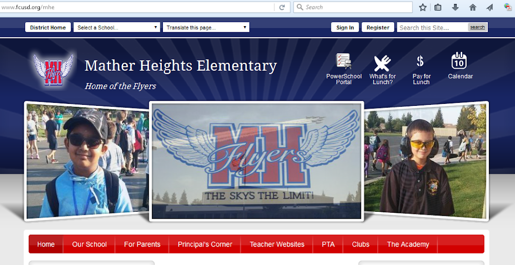 Mather Heights Elementary School | 4370 School Rd, Mather, CA 95655, USA | Phone: (916) 294-2440