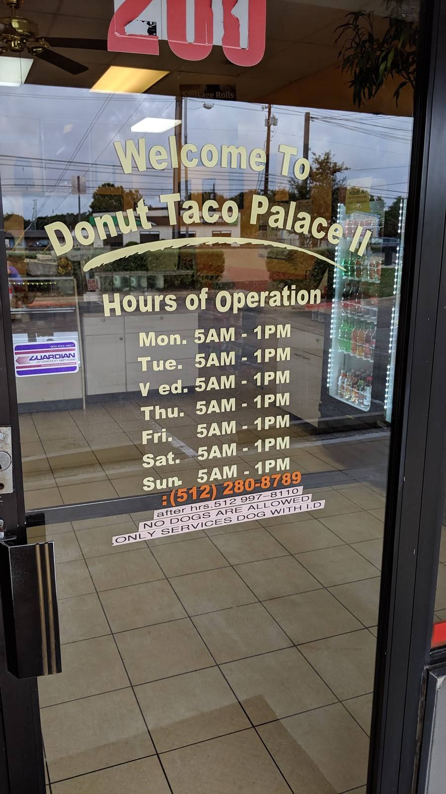 Donut Taco Palace II | 1807 W Slaughter Ln, Austin, TX 78748, USA | Phone: (512) 280-8789