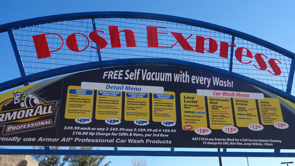 Posh Express Wash | 7090 TX-78, Sachse, TX 75048, USA | Phone: (972) 442-7722