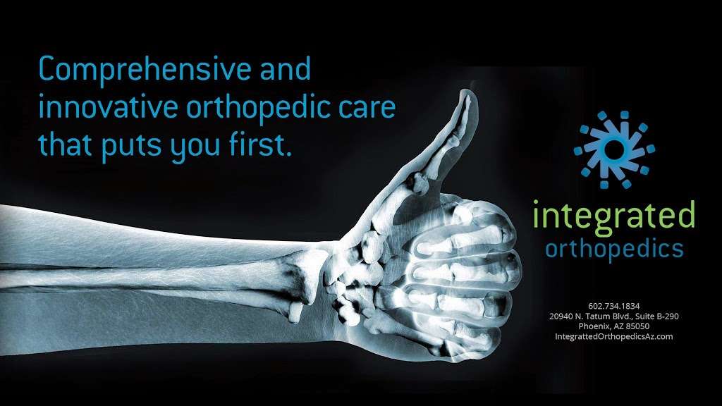 Integrated Orthopedics Brian Gruber, MD | 20940 N Tatum Blvd, Phoenix, AZ 85050, USA | Phone: (602) 734-1834