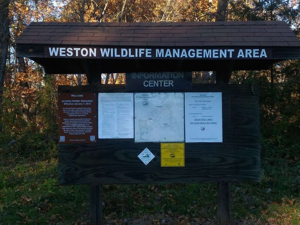 Weston Wildlife Management Area | Catlett, VA 20119 | Phone: (703) 361-1098