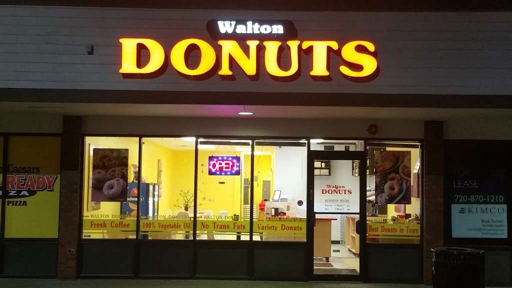 Walton Donuts | 11098 W Jewell Ave A2, Lakewood, CO 80227, USA | Phone: (303) 985-4307