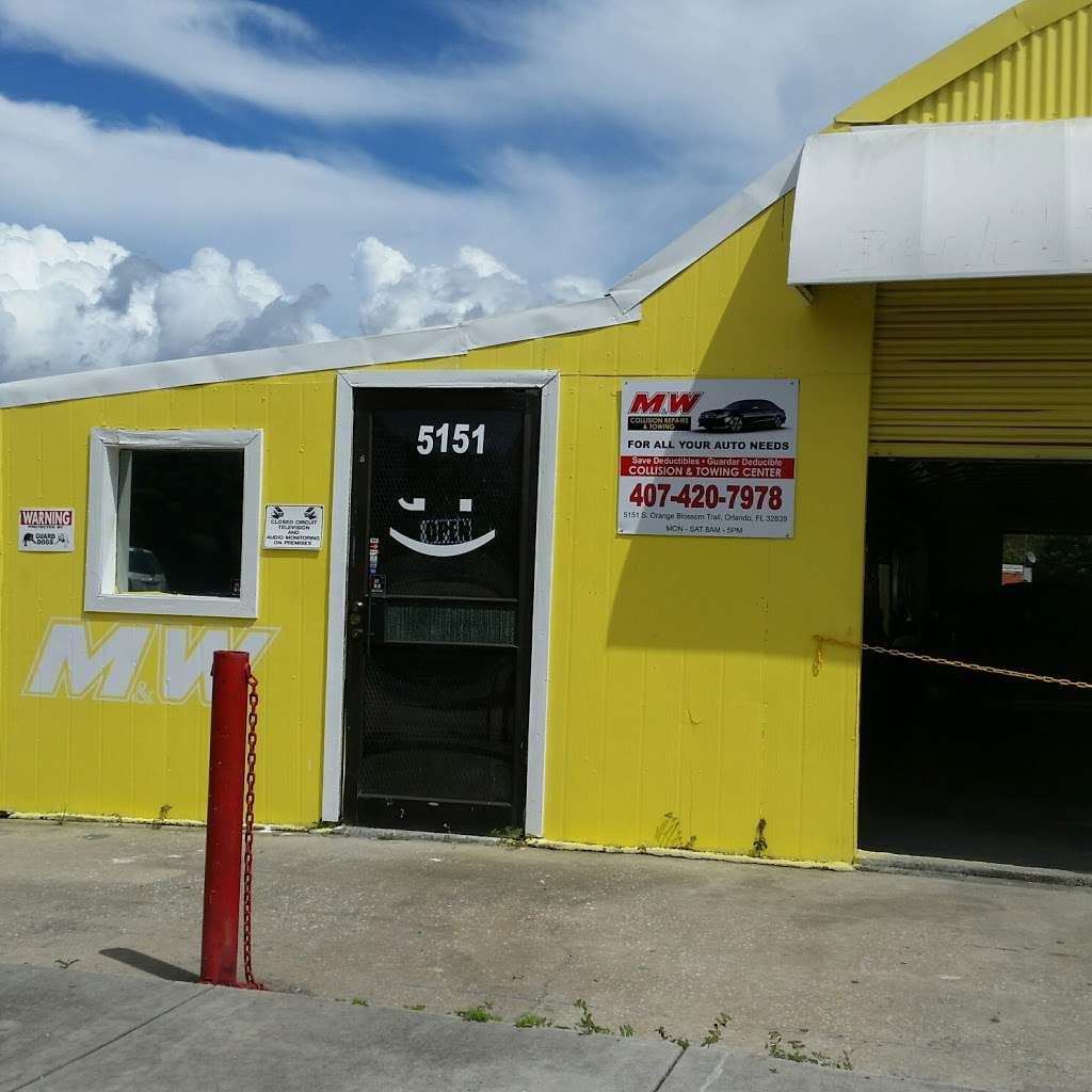 M&W Collision center Orlando | 5151 S Orange Blossom Trail, Orlando, FL 32839, USA | Phone: (407) 420-7978