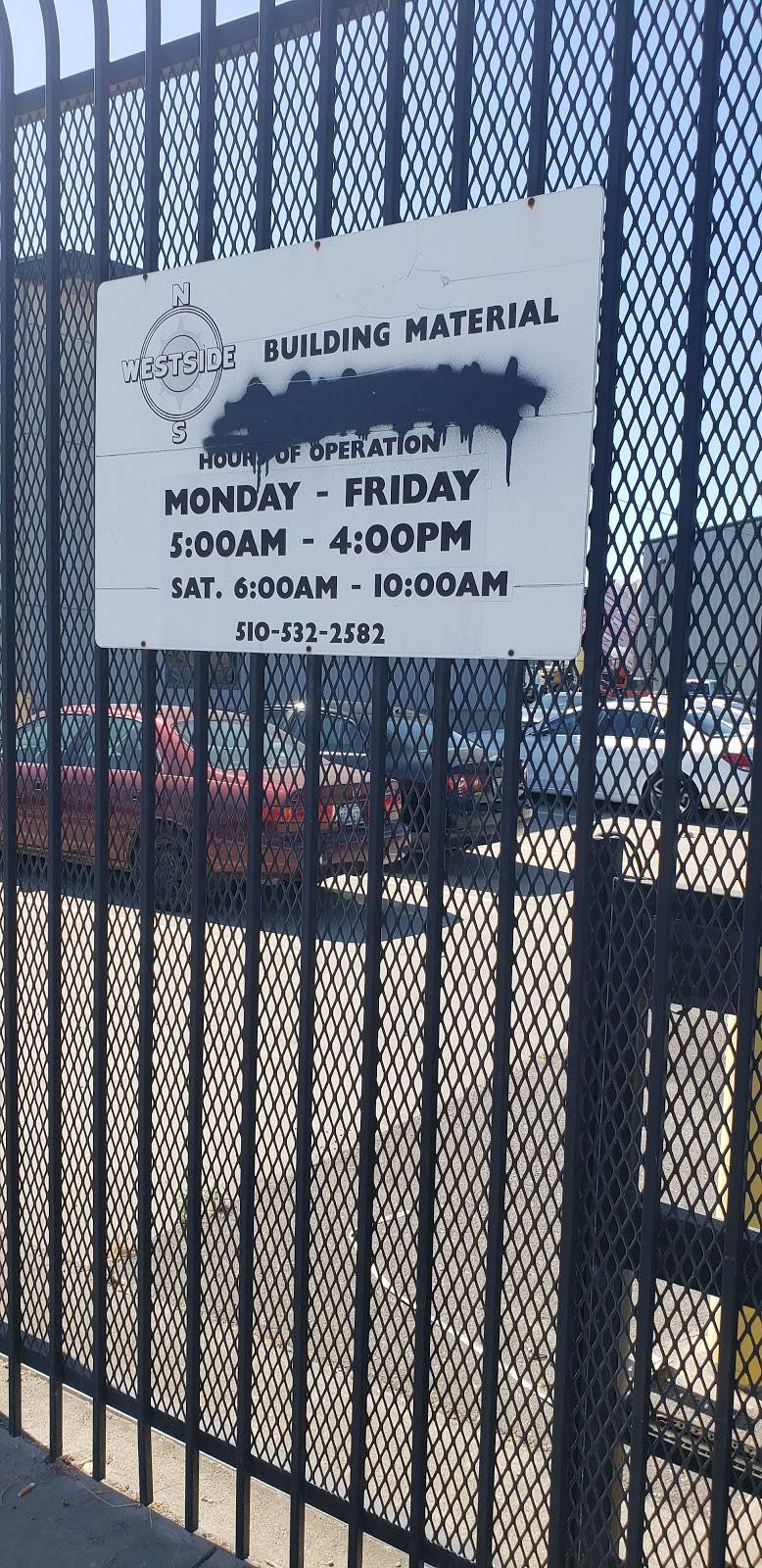 Westside Building Material | 745 50th Ave, Oakland, CA 94601, USA | Phone: (510) 532-2582