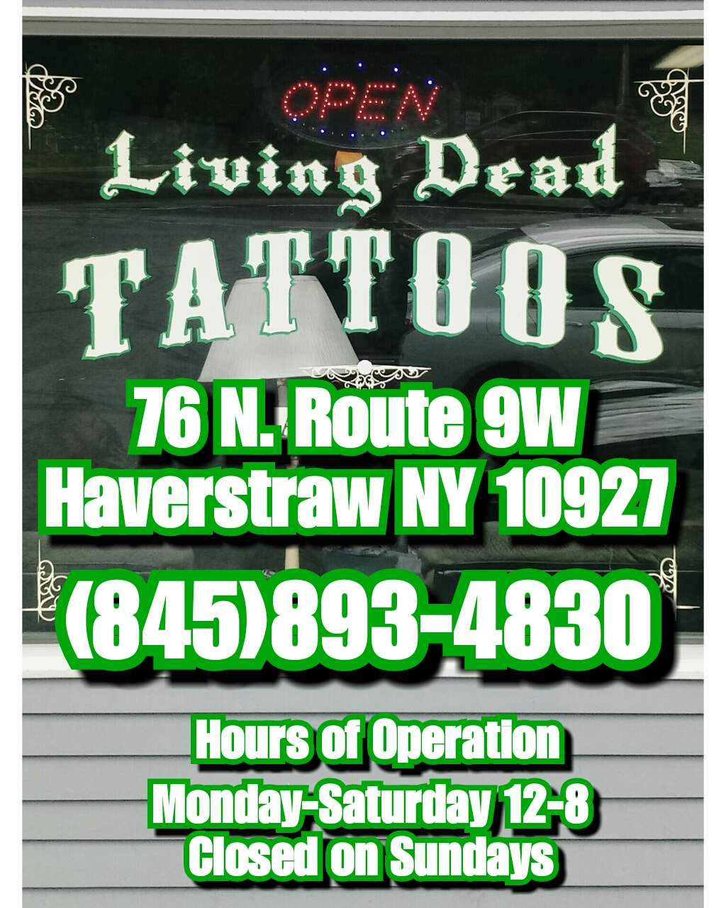 Living Dead tattoos | 76 US-9W, Haverstraw, NY 10927 | Phone: (845) 893-4830