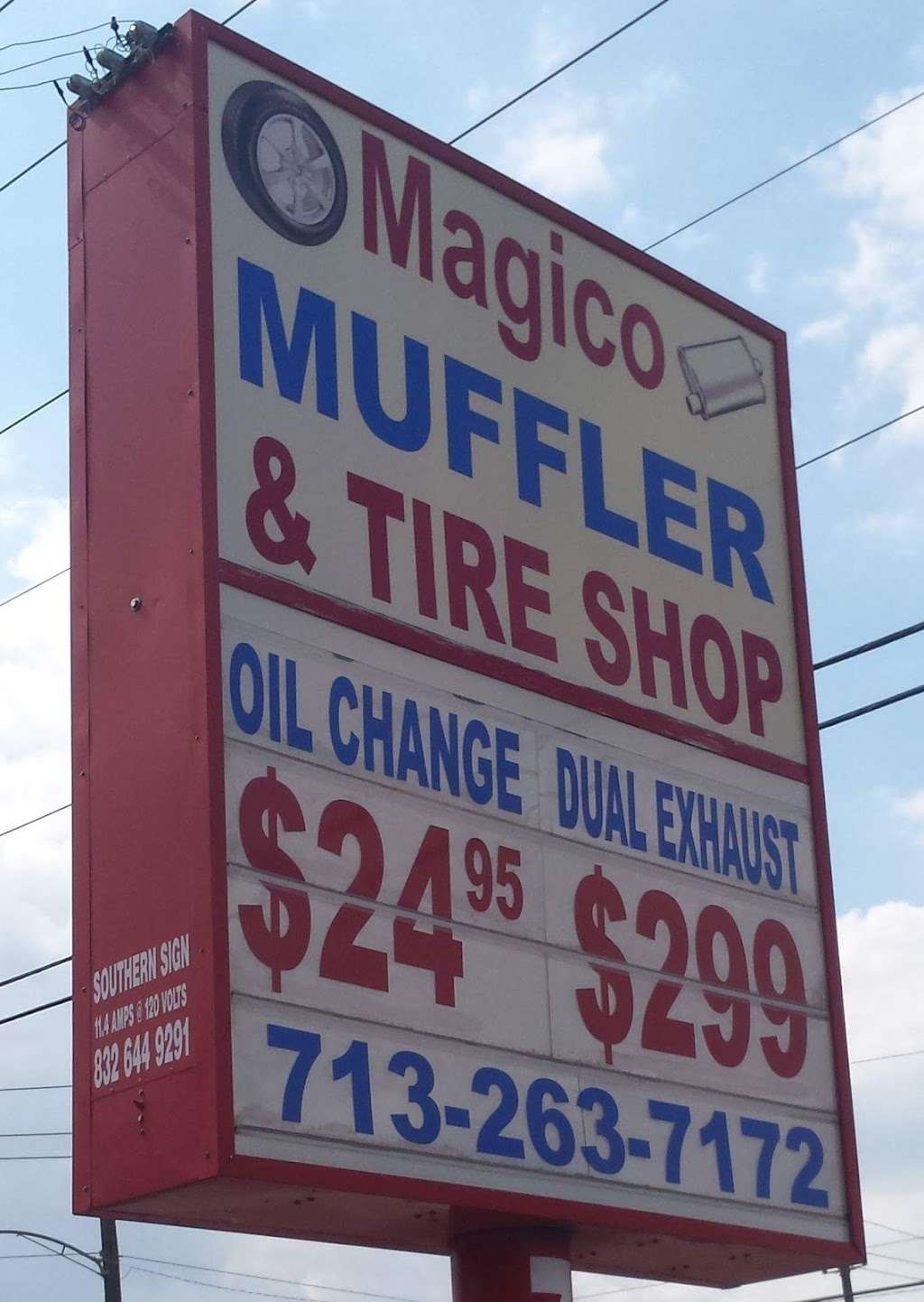 Magico Muffler & Tire Shop | 7019 Long Point Rd, Houston, TX 77055, USA | Phone: (713) 263-7172