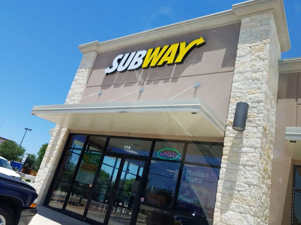 Subway Restaurants | 8839 Culebra Road Suite 114 Carimar Square Shopping Center, San Antonio, TX 78251, USA | Phone: (210) 520-1888