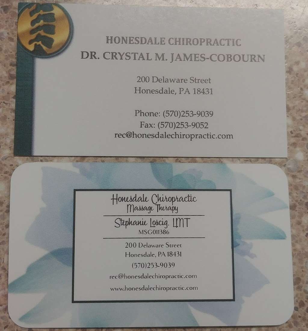 Honesdale Chiropractic | 200 Delaware St, Honesdale, PA 18431, USA | Phone: (570) 253-9039