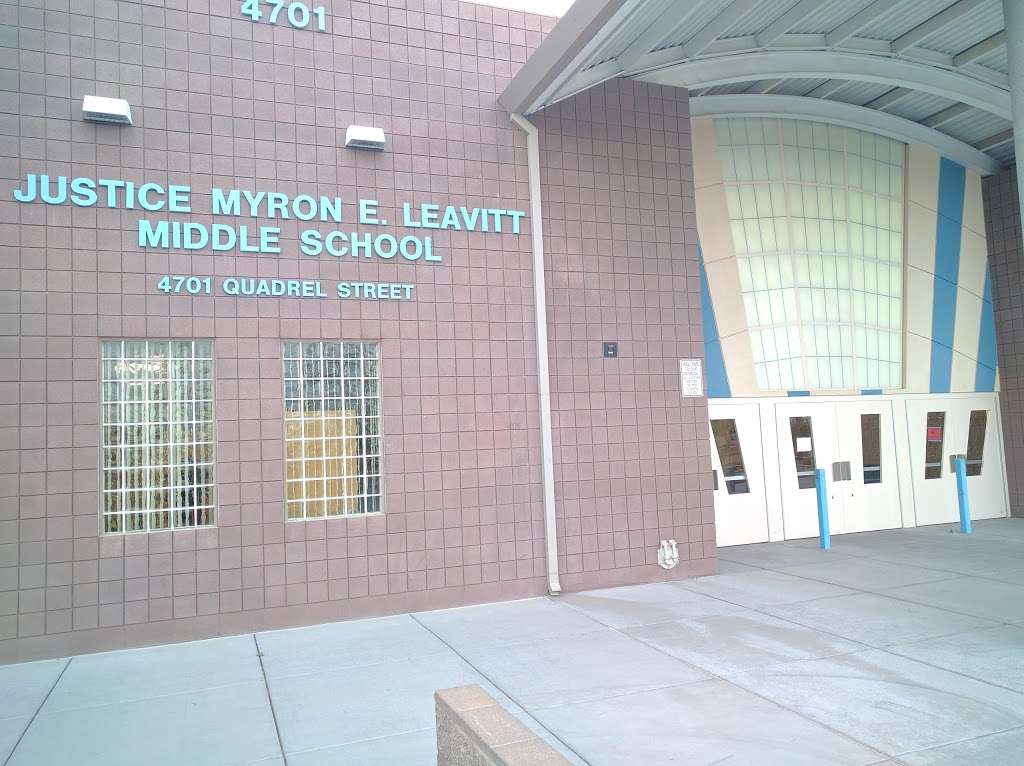 Justice M E Leavitt Middle School | 4701 Quadrel St, Las Vegas, NV 89129, USA | Phone: (702) 799-4699