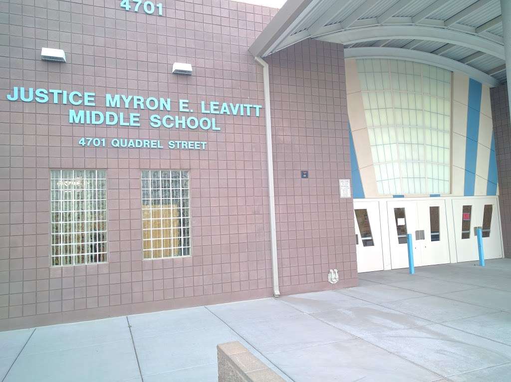 Justice M E Leavitt Middle School | 4701 Quadrel St, Las Vegas, NV 89129 | Phone: (702) 799-4699