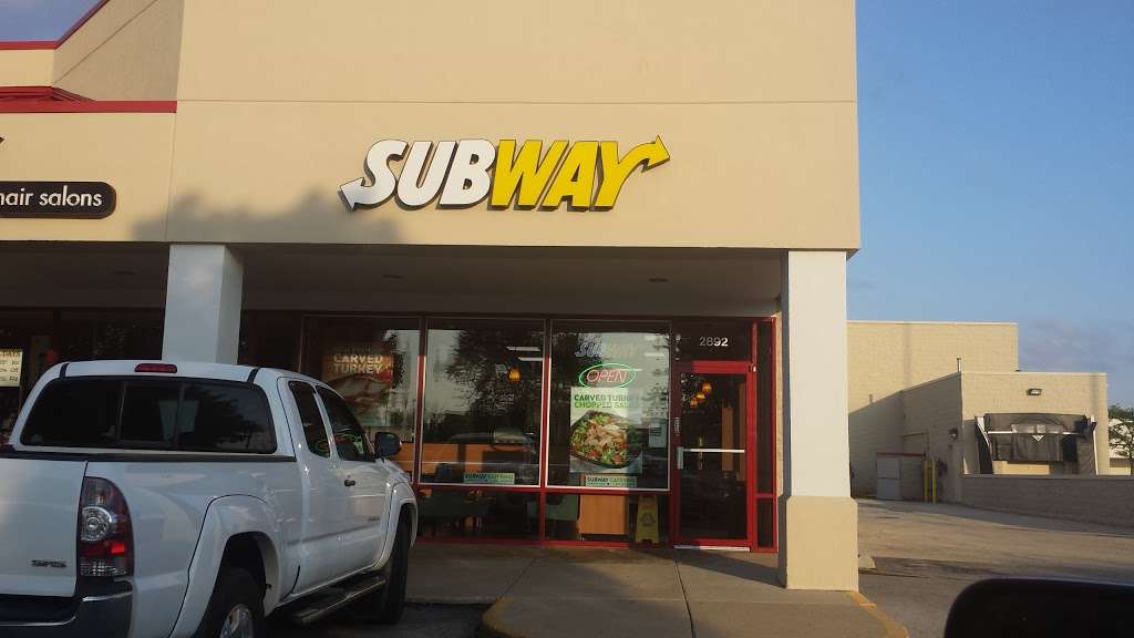 Subway Restaurants | 2892 Plainfield Rd, Joliet, IL 60435, USA | Phone: (815) 600-7353