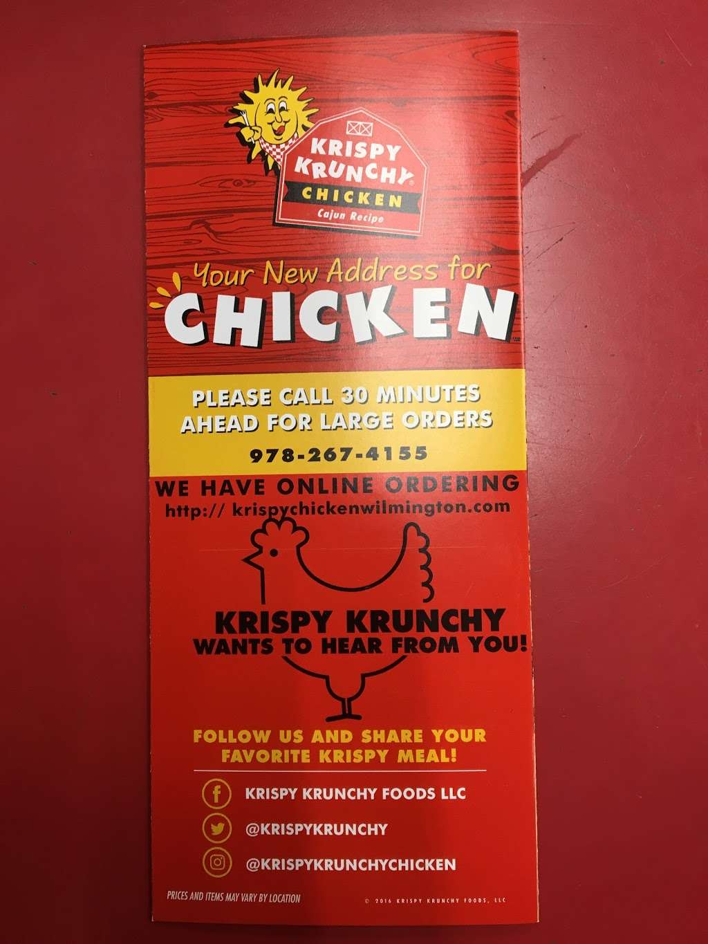 Quick Mart and Krispy Krunchy chicken 206 Ballardvale St Ste. 6