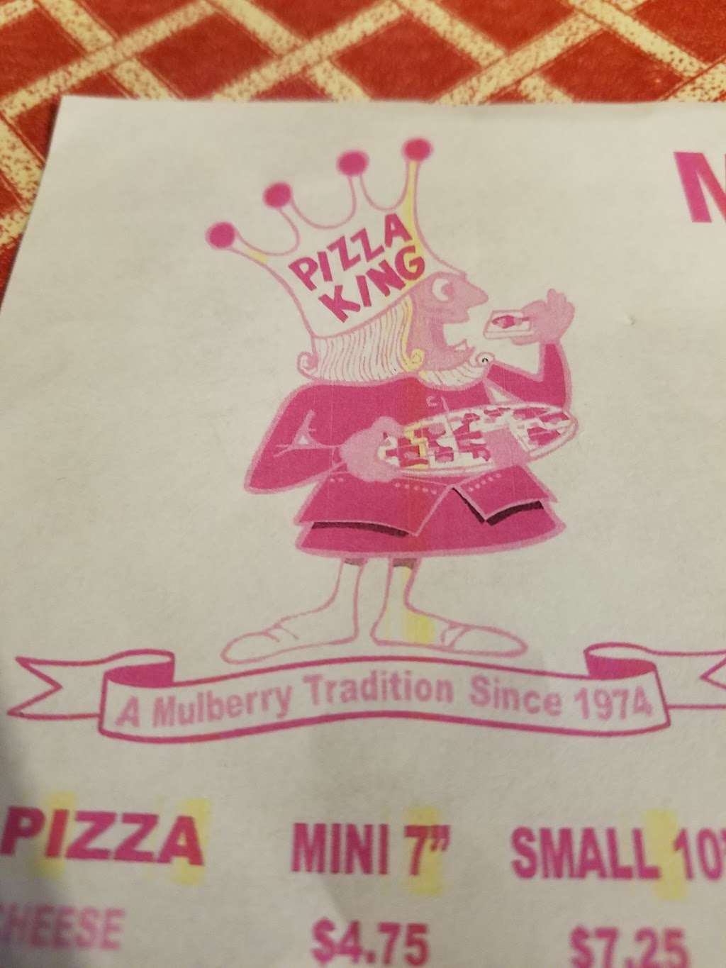 Pizza King of Mulberry | 137 S Glick St, Mulberry, IN 46058, USA | Phone: (765) 296-2344