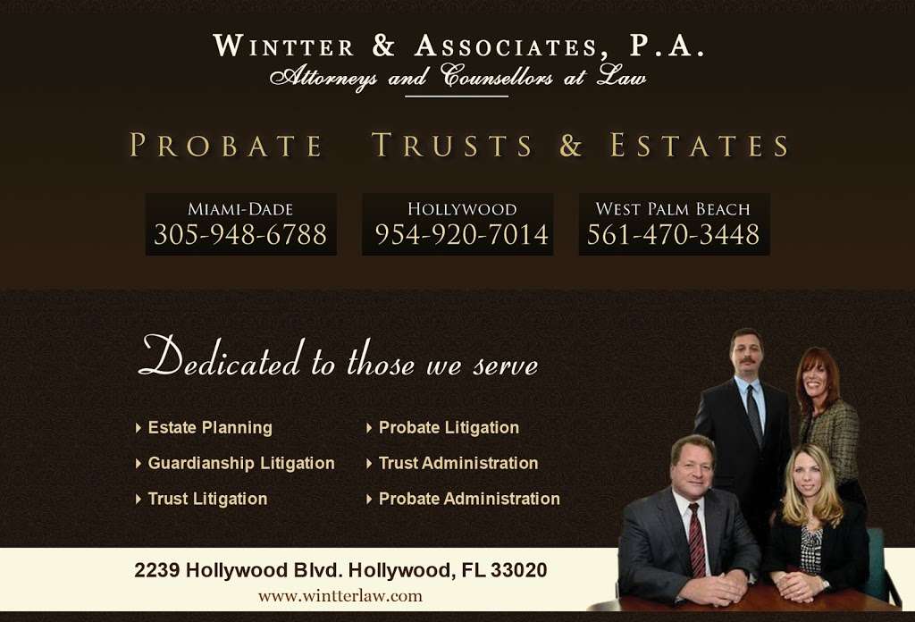 Wintter & Associates, P.A. | 17 Rose Dr, Fort Lauderdale, FL 33316, USA | Phone: (954) 920-7014