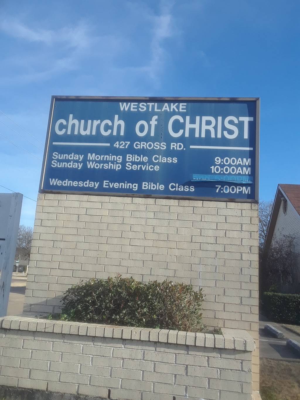 Westlake Church of Christ | 427 Gross Rd, Mesquite, TX 75149, USA | Phone: (972) 285-1610