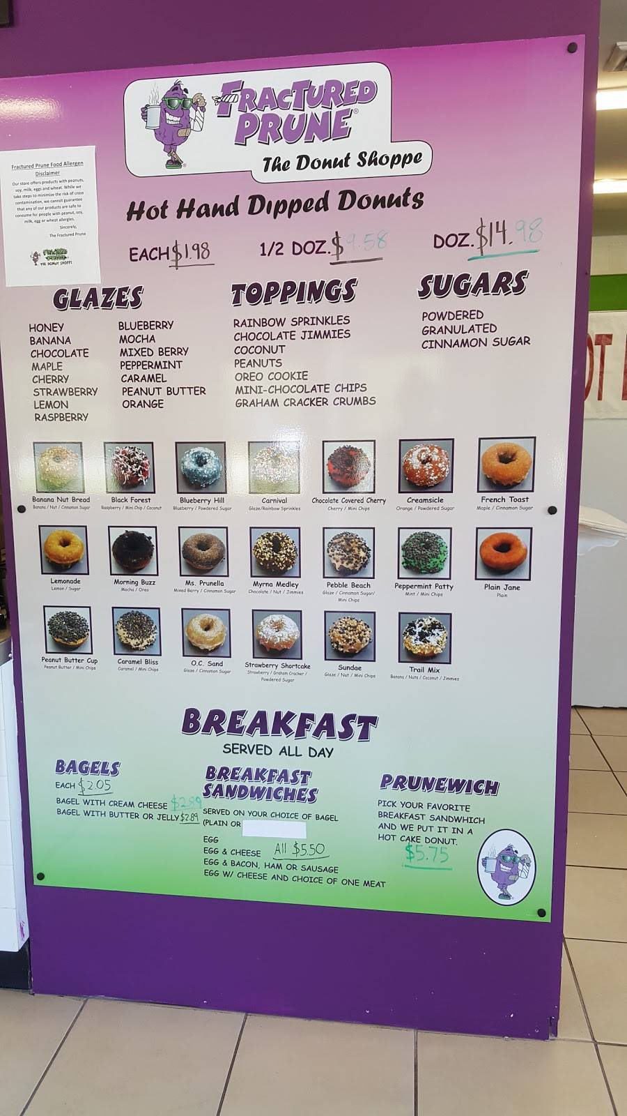 The Original Fractured Prune | 12507 Sunset Ave #12, Ocean City, MD 21842, USA | Phone: (443) 880-3753