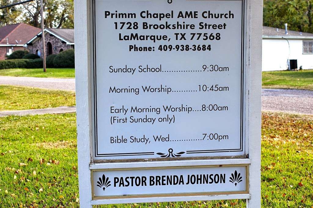 Primm Chapel A.M.E. Church | 1728 Brookshire St, La Marque, TX 77568, USA | Phone: (409) 768-0853