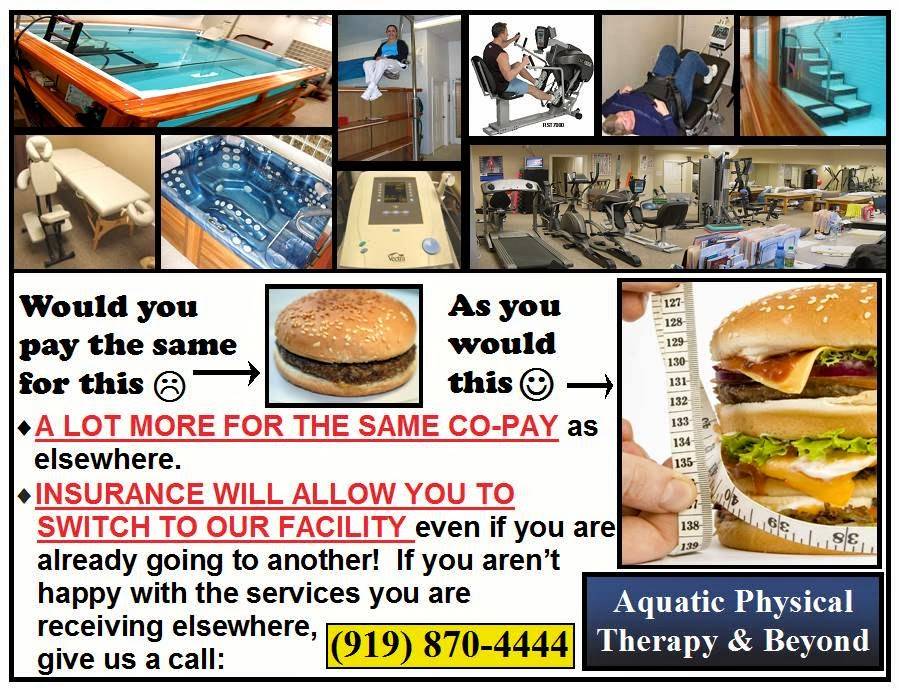 Aquatic Physical Therapy & Beyond, LLC | 8305 Falls of Neuse Rd, Raleigh, NC 27615, USA | Phone: (919) 870-4444