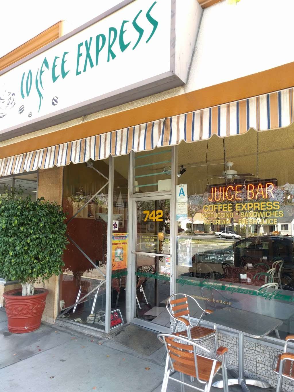 Coffee Express | 742 N Glendale Ave, Glendale, CA 91206, USA | Phone: (818) 549-9040