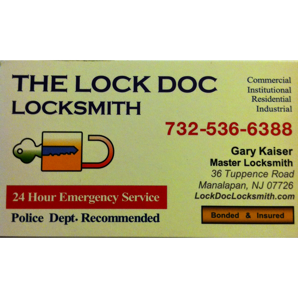 Lock Doc Locksmith LLC | 36 Tuppence Rd, Manalapan Township, NJ 07726, USA | Phone: (732) 536-0086