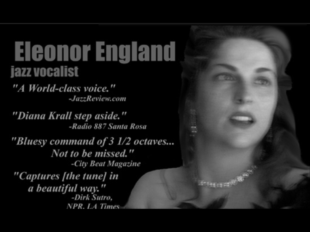 Eleonor England, Jazz Vocalist & Singing Lessons San Diego | 3321 Madison Ave, San Diego, CA 92116 | Phone: (212) 736-3118