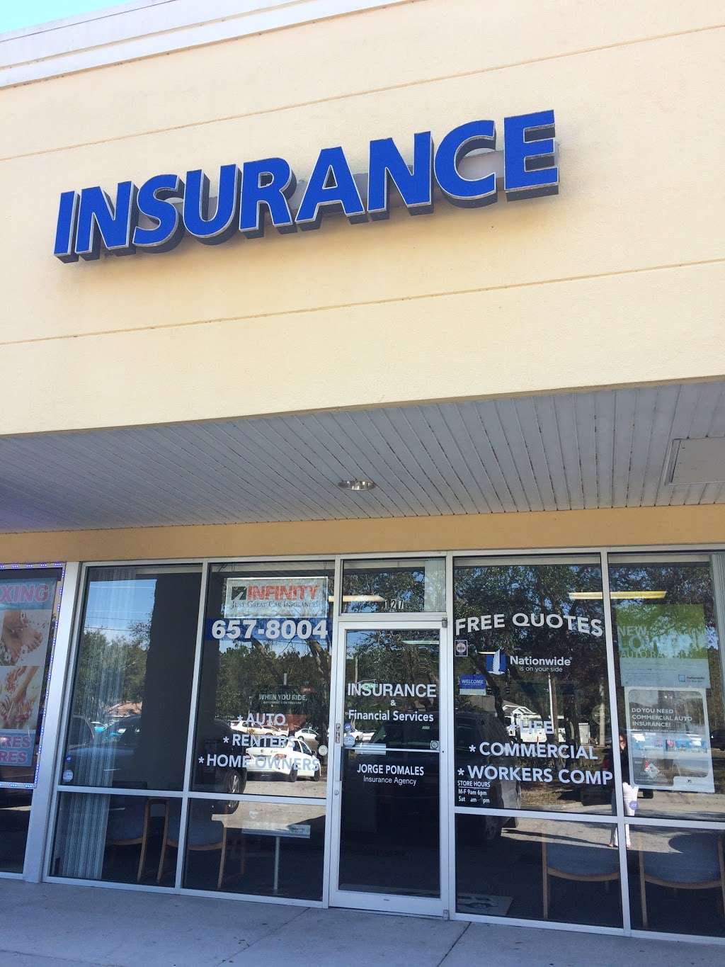 Jorge Pomales Insurance Agency | 3053 W State Rd 426 #127, Oviedo, FL 32765, USA | Phone: (407) 657-8004