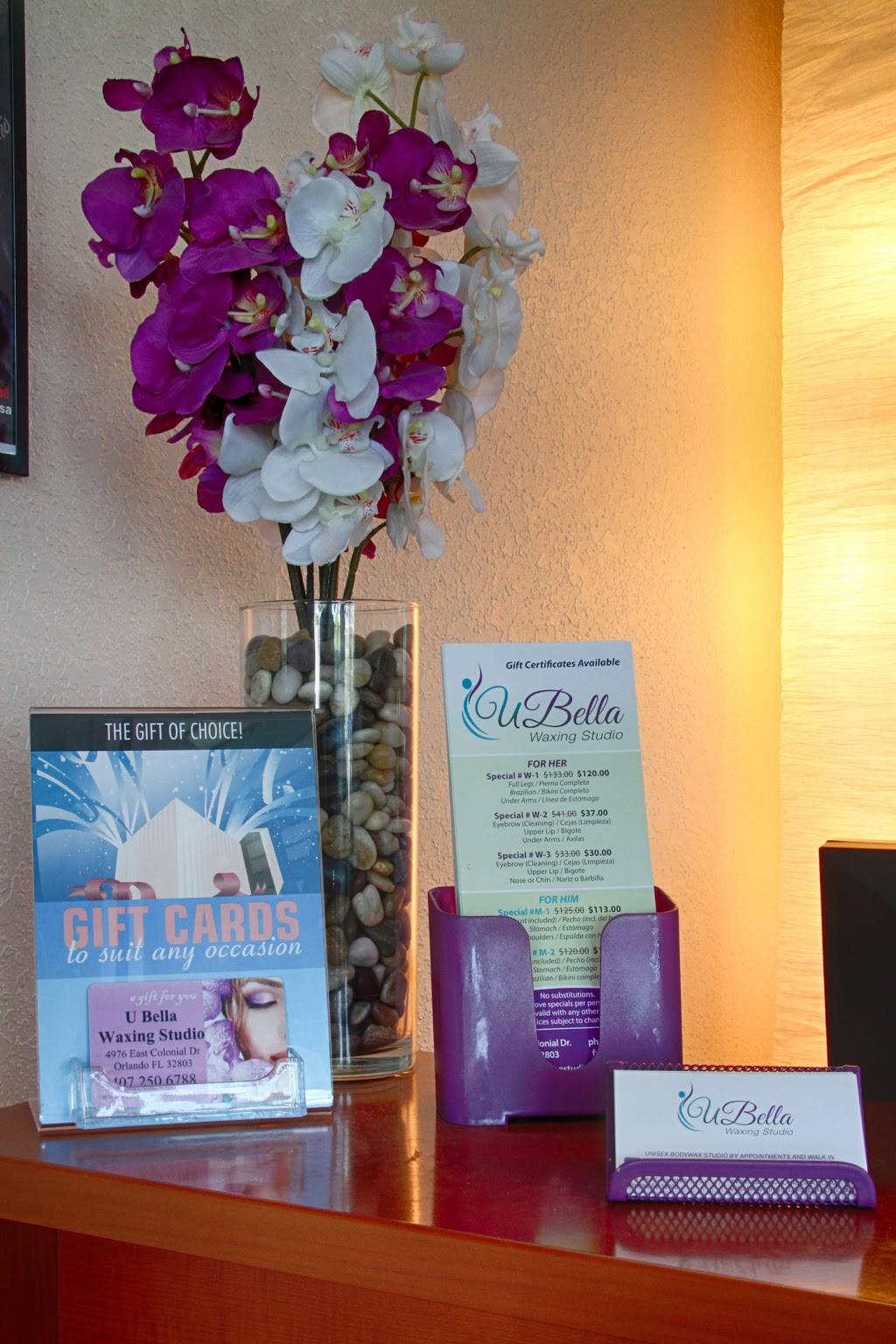 U Bella Waxing Studio | 4976 E Colonial Dr, Orlando, FL 32803, USA | Phone: (407) 250-6788