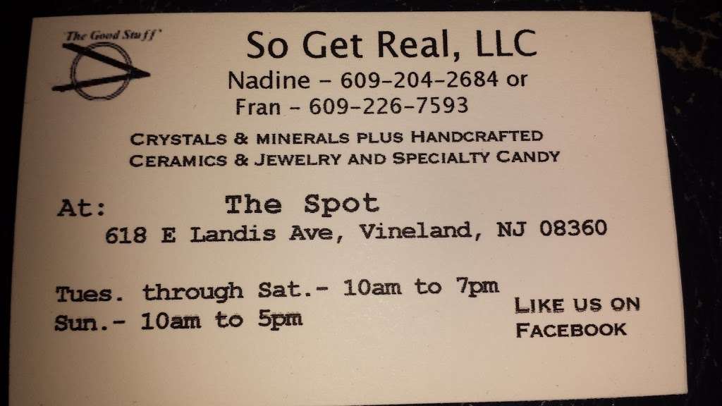 So Get Real LLC | 618 E Landis Ave, Vineland, NJ 08360, USA | Phone: (609) 226-7593