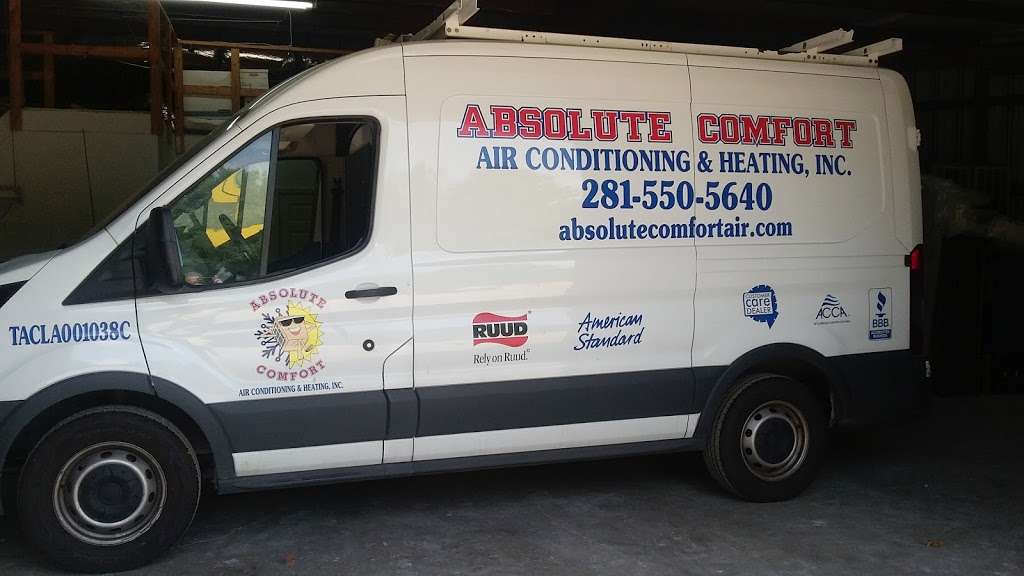 Absolute Comfort Air Conditioning and Heating | 16840 Clay Rd, Houston, TX 77084, USA | Phone: (713) 322-7332