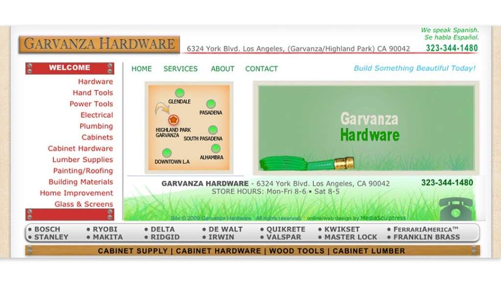 Garvanza Hardware | 6324 York Blvd, Los Angeles, CA 90042, USA | Phone: (323) 344-1480