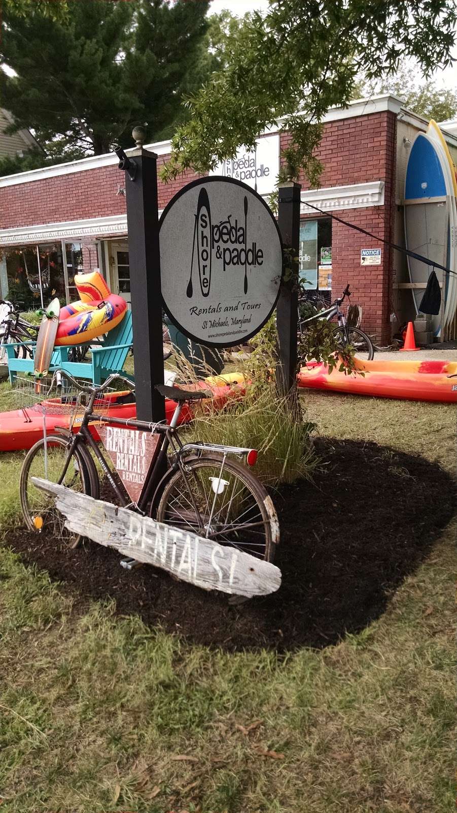 Shore Pedal & Paddle | 500 S Talbot St, St Michaels, MD 21663, USA | Phone: (410) 745-2320