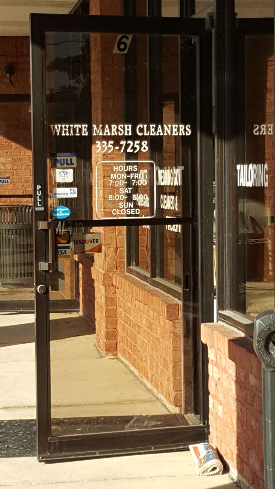 Whitemarsh Cleaner | 11450 Pulaski Hwy # 5, White Marsh, MD 21162, USA | Phone: (410) 335-7258