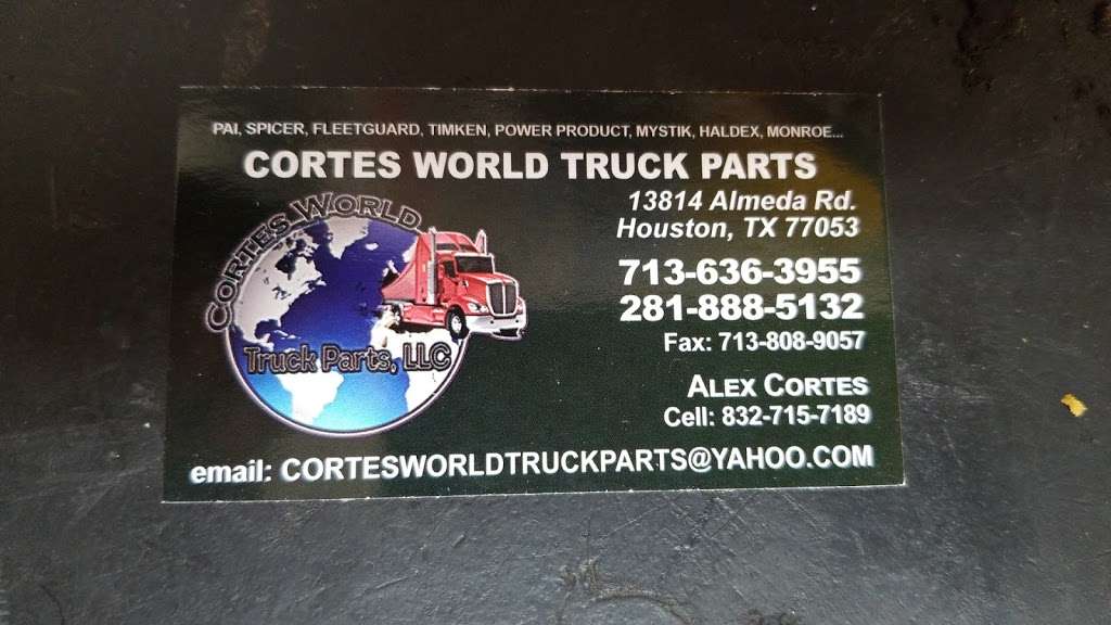 Cortes World Truck Parts LLC | 13814 Almeda Rd, Houston, TX 77053, USA | Phone: (281) 888-5132