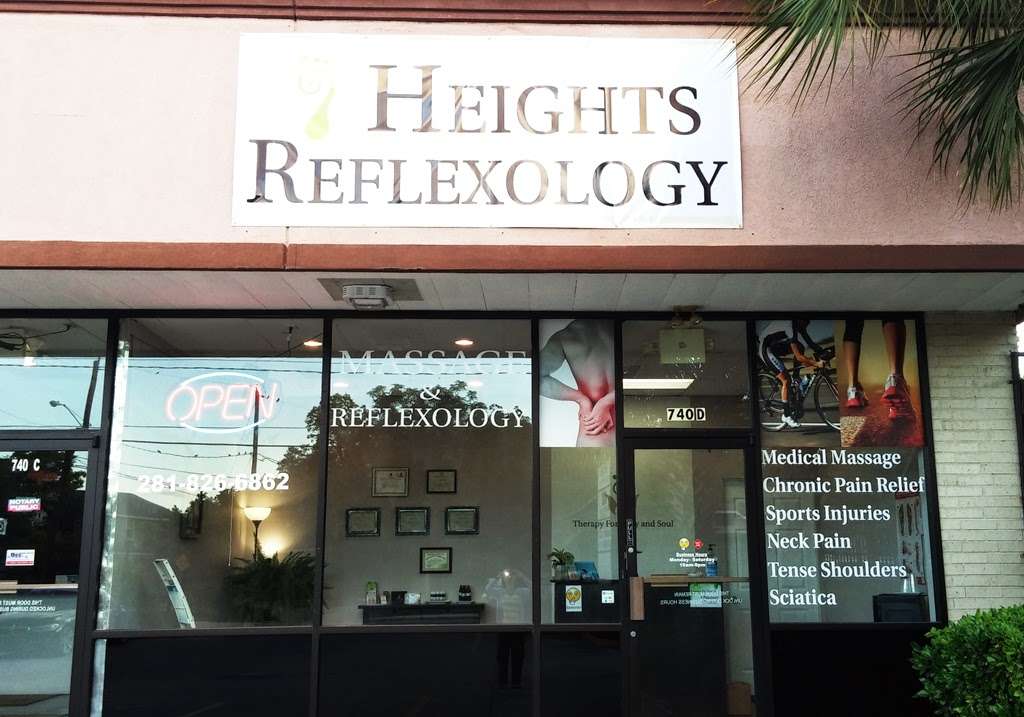 Heights Reflexology | 740 E 20th St, Houston, TX 77008, USA | Phone: (281) 826-6862