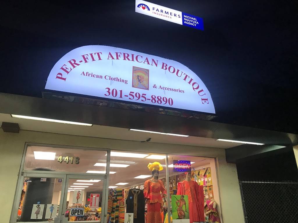 Per-Fit African Boutique | 4418 Powder Mill Rd, Beltsville, MD 20705, USA | Phone: (301) 595-8890