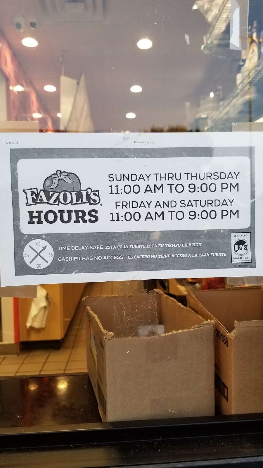 Fazolis | 6378 Crane Dr, Whitestown, IN 46075, USA | Phone: (317) 749-0110