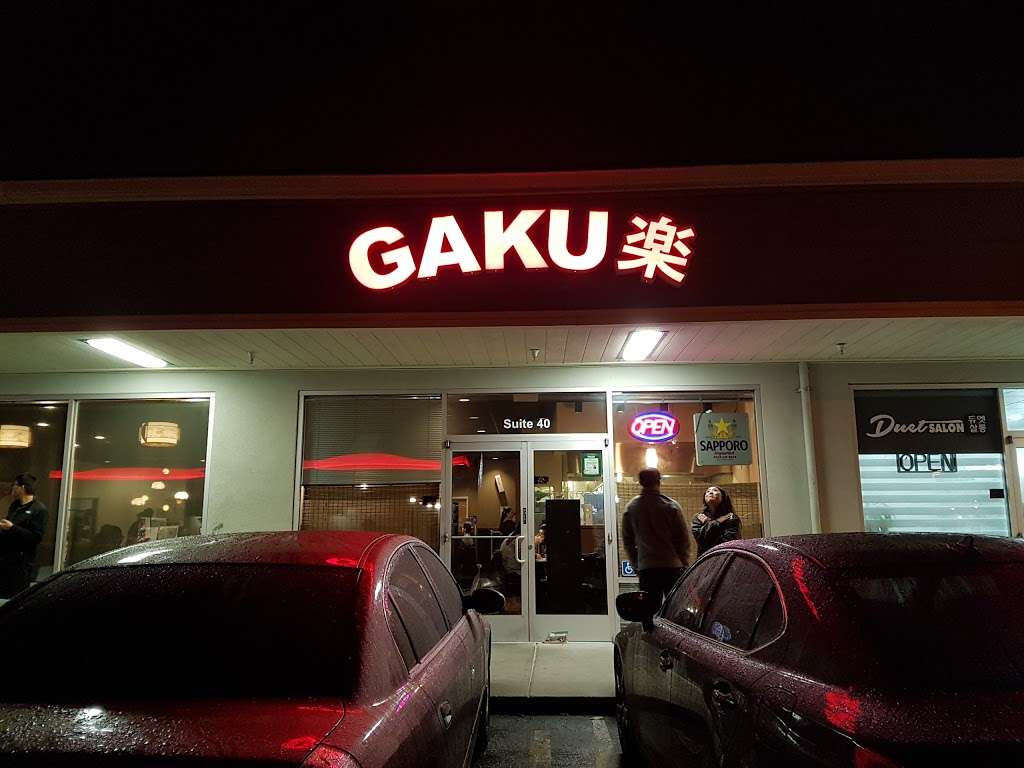 Gaku Restaurant | 5152 Moorpark Ave, San Jose, CA 95129, USA | Phone: (408) 973-9144
