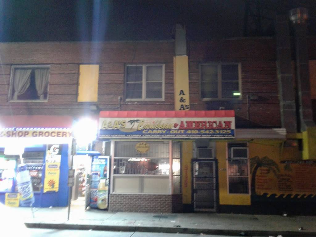 A & As Caribbean Amer Carry | 3133 W Belvedere Ave, Baltimore, MD 21215, USA | Phone: (410) 542-3125