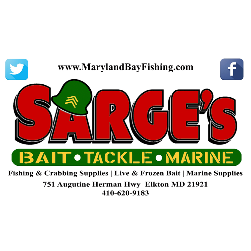 Sarges Bait and Tackle | 751 Augustine Herman Hwy, Elkton, MD 21921, USA | Phone: (410) 620-9183