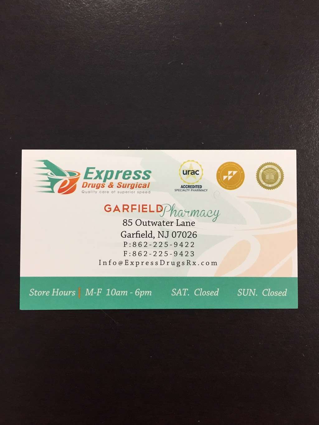 Garfield Pharmacy | 85 Outwater Ln #7, Garfield, NJ 07026, USA | Phone: (862) 225-9422