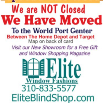 Elite Window Fashions | 1931 N Gaffey St suite C, San Pedro, CA 90731 | Phone: (310) 833-5577