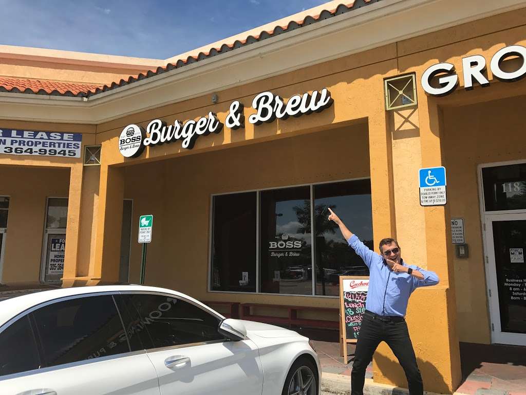 Boss Burger & Brew | 18600 NW 87th Ave #117, Hialeah, FL 33015, USA | Phone: (786) 657-3702