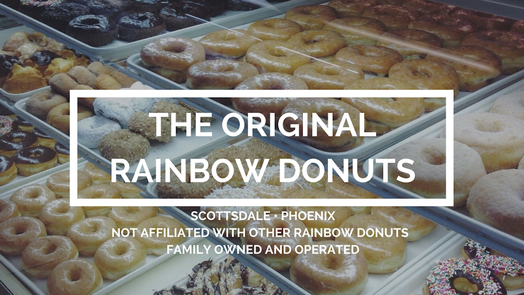 The Original Rainbow Donuts | 6245 E Bell Rd #115, Scottsdale, AZ 85254, USA | Phone: (480) 912-6210