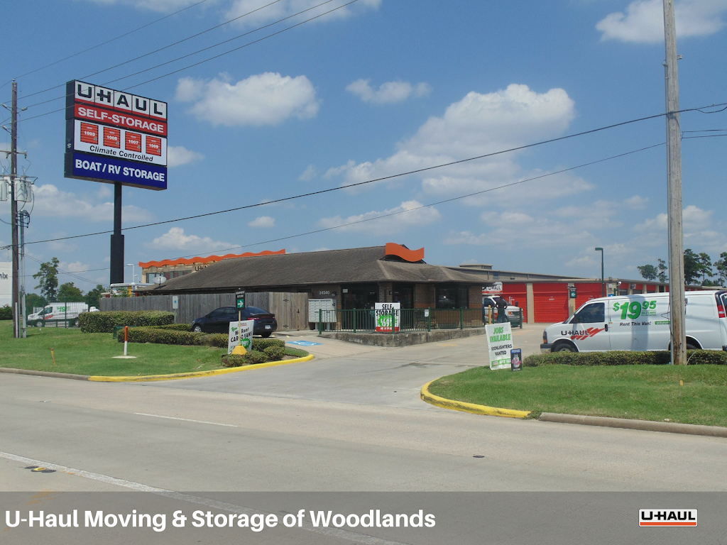 U-Haul Moving & Storage of Woodlands | 24540 I-45, Spring, TX 77386 | Phone: (281) 364-7913