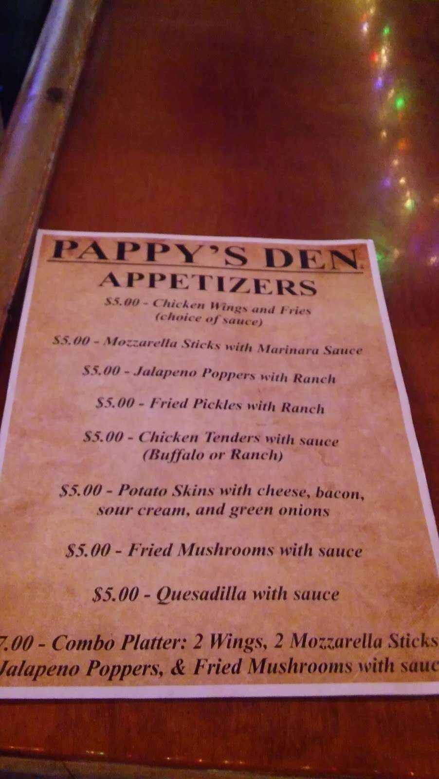 Pappys Den | 10805 E Truman Rd, Independence, MO 64052, USA | Phone: (816) 461-1994