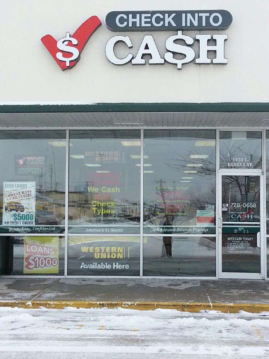 Check Into Cash | 1432 Geneva St suite d, Delavan, WI 53115, USA | Phone: (262) 728-0658