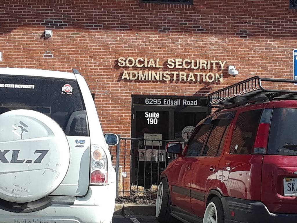 Social Security Administration | 6295 Edsall Rd Suite 190, Alexandria, VA 22312, USA | Phone: (888) 472-2402